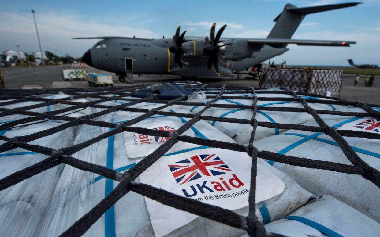 UK and Indonesian Aid is loaded onto an RAF A400M aircraft in Jakarta, Indonesia, bound for Balikpapan - Corporal Stephen Harvey /Army