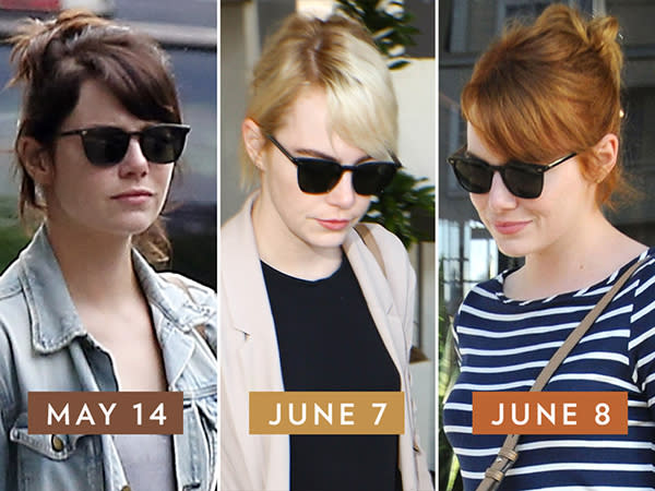 Emma Stone's Changing Looks