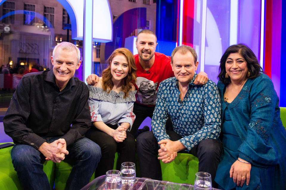 Angela Scanlon pictured on The One Show