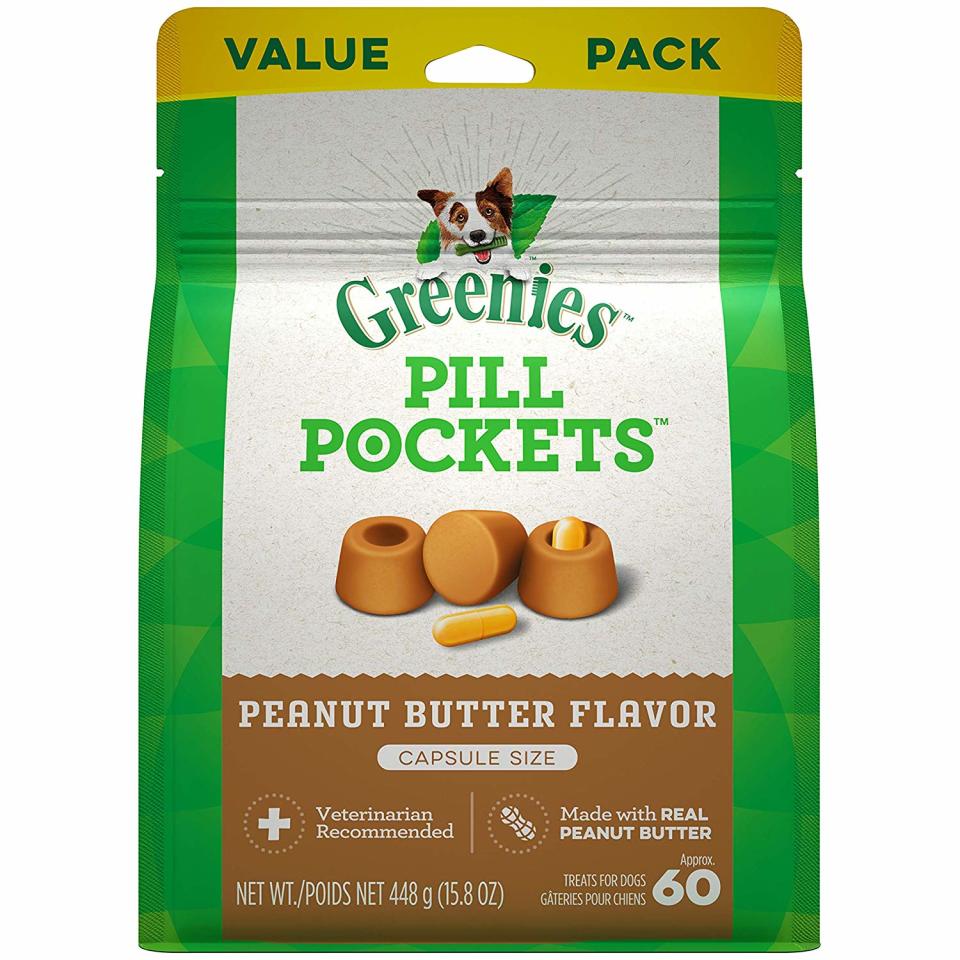 Greenies Pill Pockets Natural Dog Treats. (Photo: Amazon)