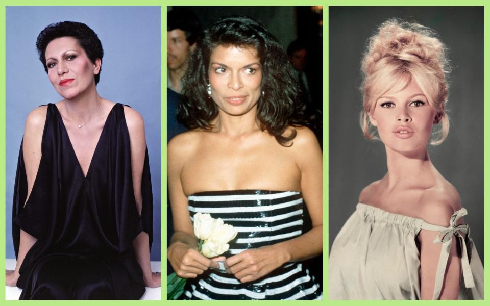 Elsa Perretti, Bianca Jagger and Brigitte Bardot - Getty Images