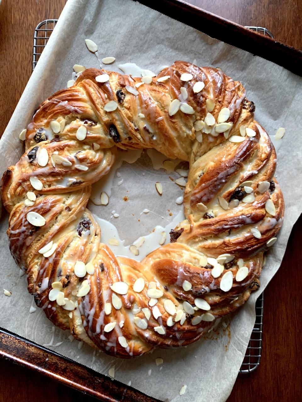 Christmas Wreath Pastry