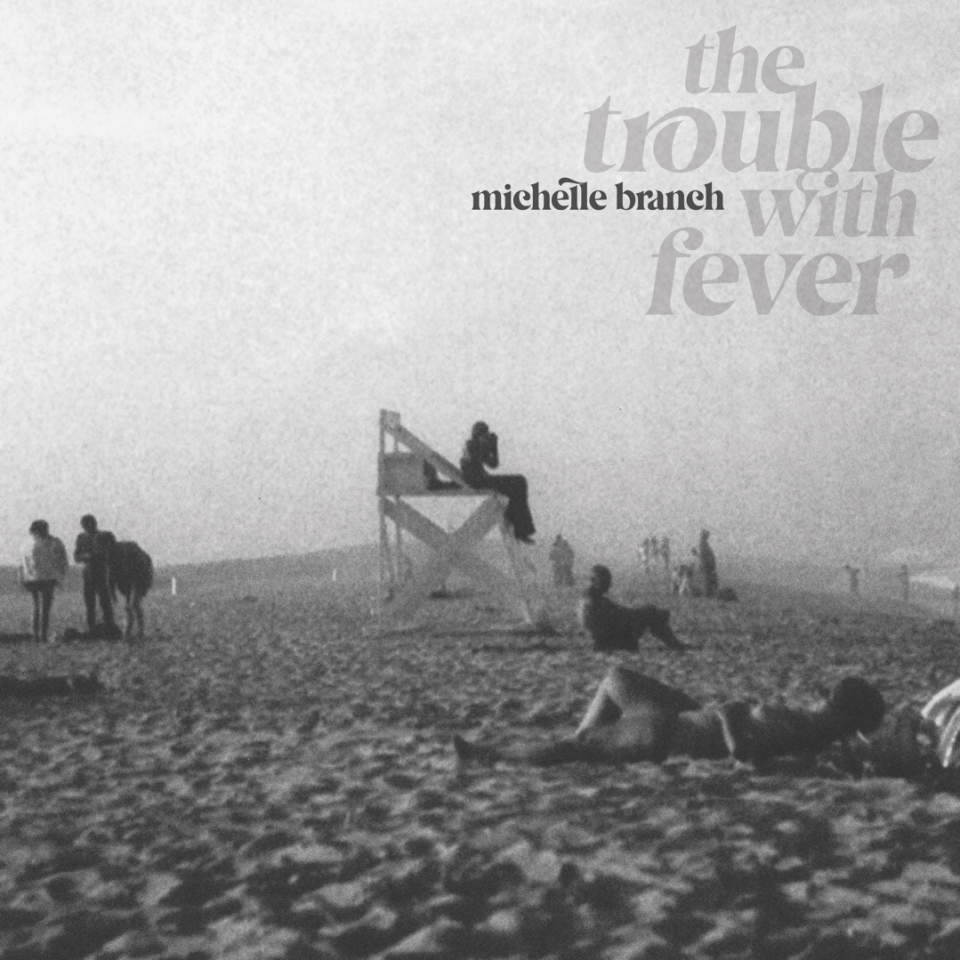 Cover for Michelle Branch's new album, "The Trouble with Fever," features a 1970s photo of a Cape Cod beach.