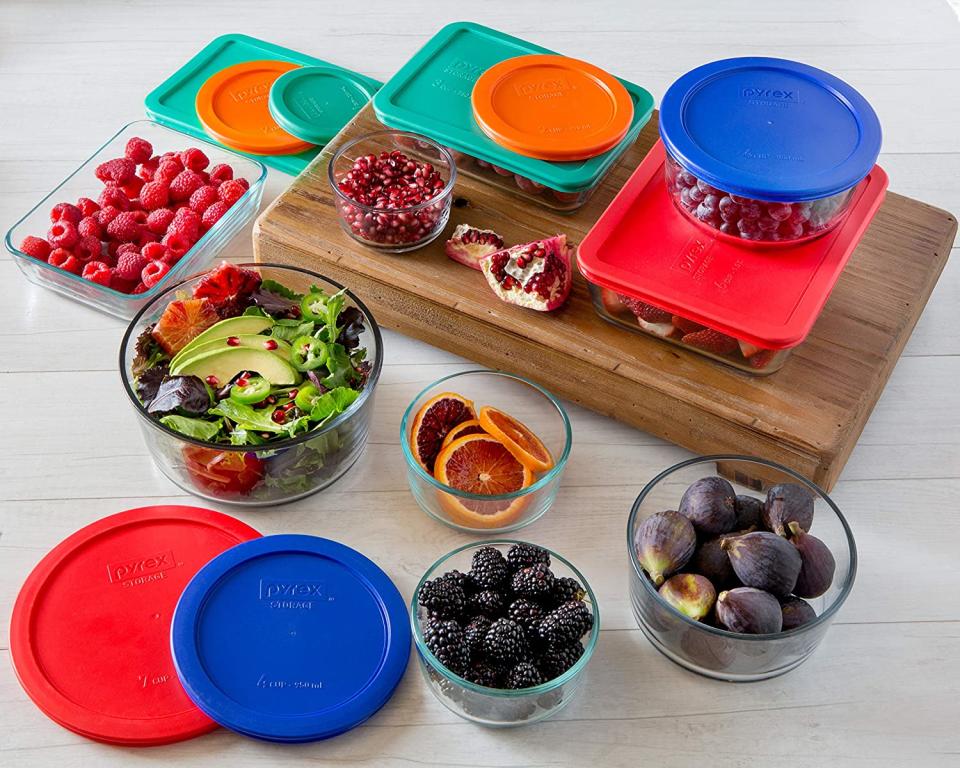 Pyrex Simply Store 18 Piece Meal Prep Storage Containers Set