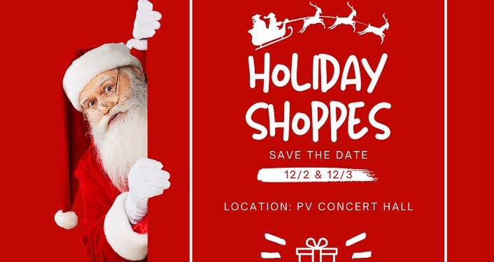 The Holiday Shoppes will be open on Dec. 2-3 at the Ponte Vedra Concert Hall.