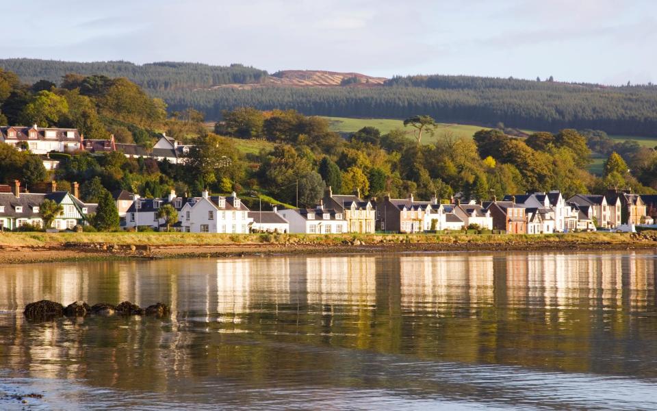 The seafront of the Isle of Arran - Getty