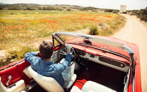 travel on trial, mustang, ibiza