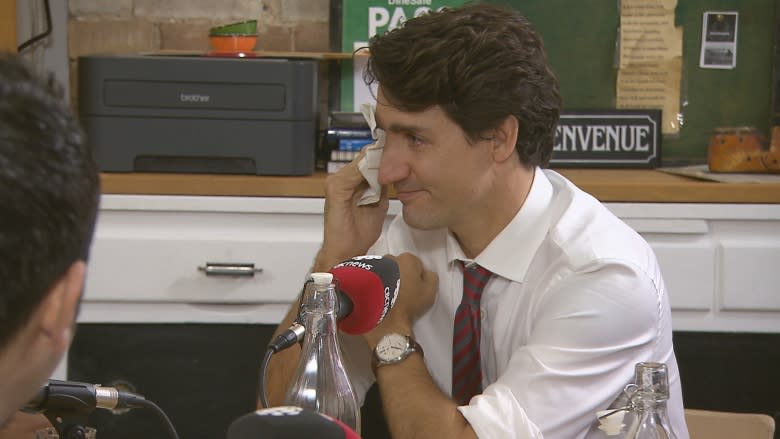 'I'm proud to be here': Syrian refugee has tearful reunion with Justin Trudeau