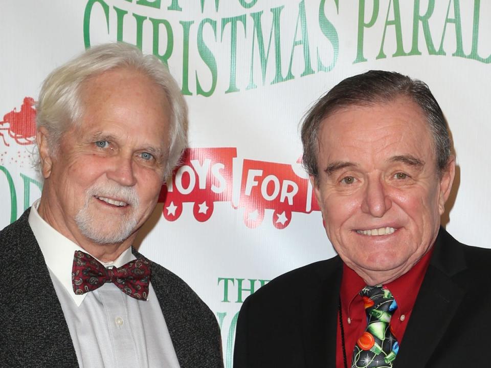 Tony Dow and his ‘Leave It to Beaver’ co-star Jerry Mathers in 2017 (Mediapunch/Shutterstock)
