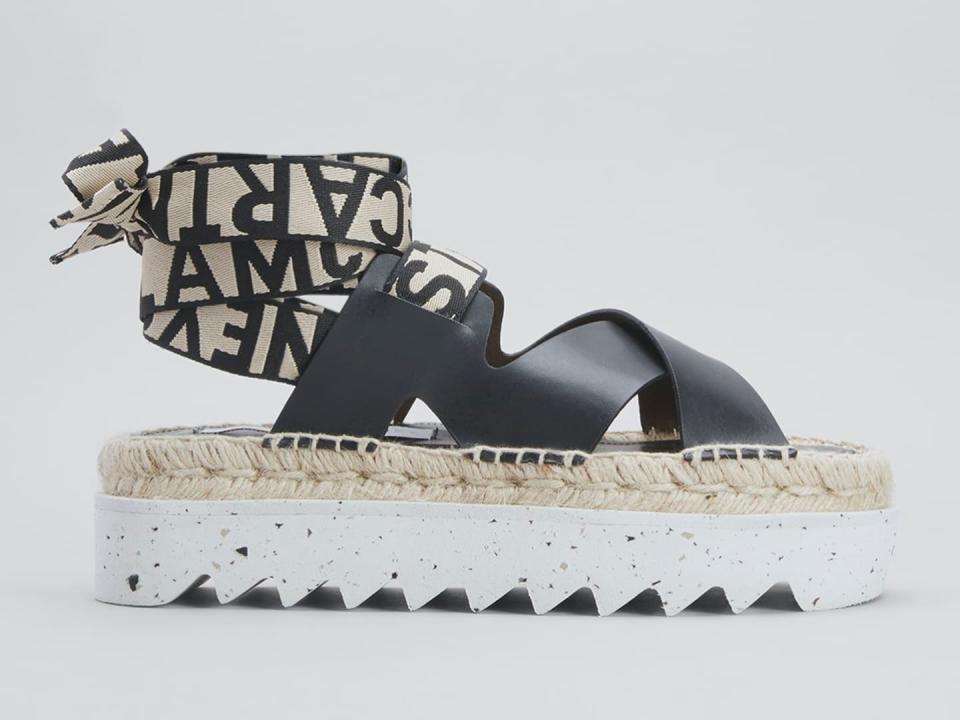 Gaia ankle-wrap espadrille sandals by Stella McCartney (Bergdorf Goodman)