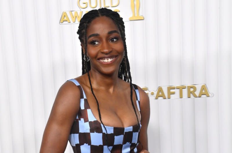 Ayo Edebiri attends the SAG Awards in 2023. File Photo by Jim Ruymen/UPI