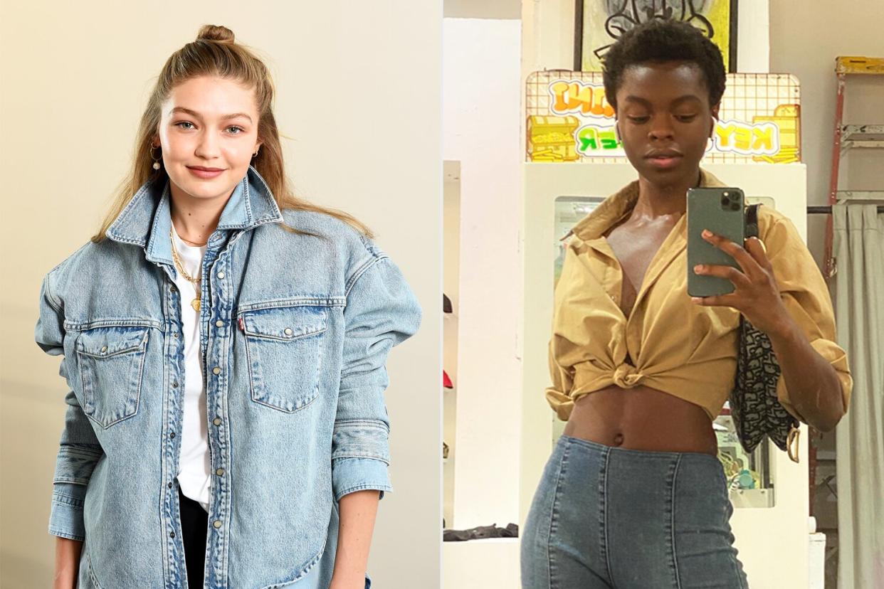 Gigi Hadid and Viral Model Nanga Awasum