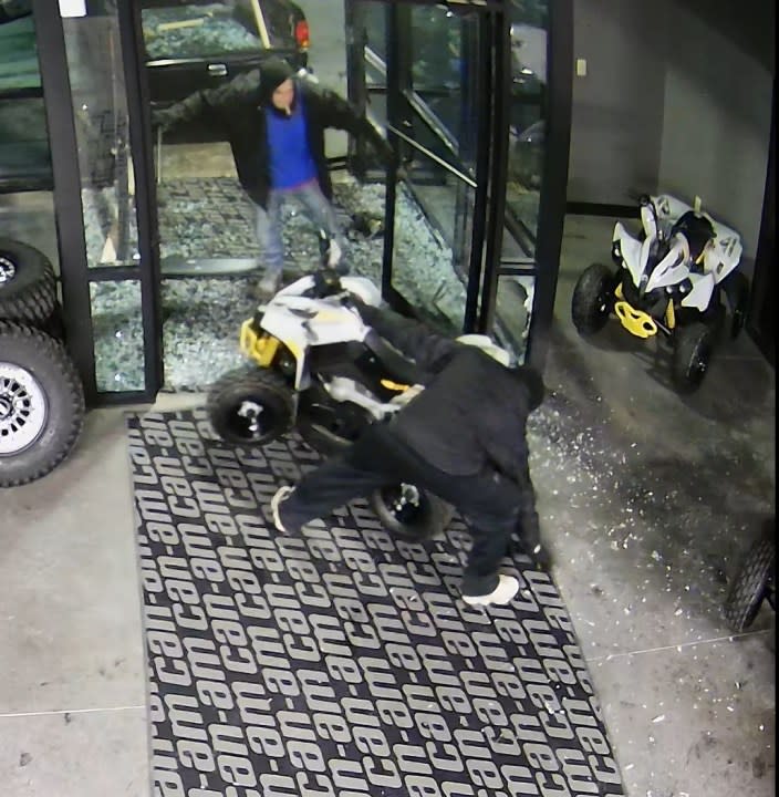 Thieves break into a Perry County shop and steal an ATV on Friday, Jan. 19, 2024. (PERRY COUNTY SHERIFF’S OFFICE)