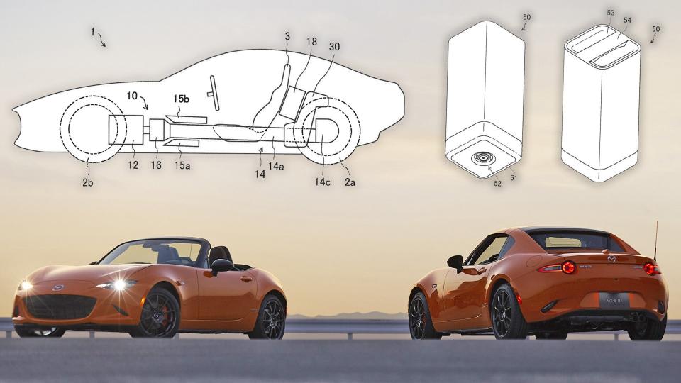 Mazda Rotary Sports Car With Hot-Swappable Hybrid Batteries Is an Amazing Concept photo