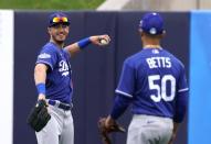 FILE PHOTO: MLB: Spring Training-Los Angeles Dodgers at Milwaukee Brewers