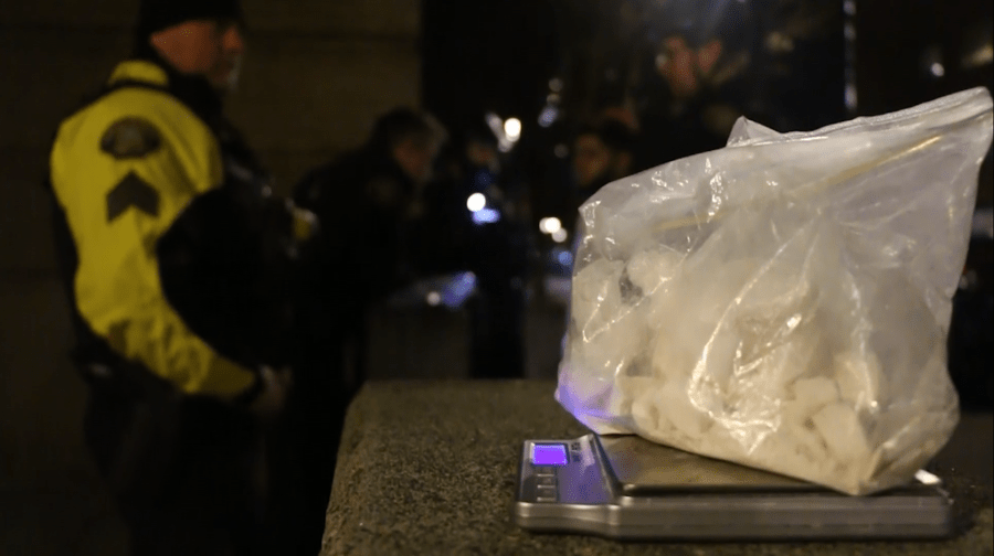 <em>PPB seized 115 grams of fentanyl and 13 grams of meth on Feb. 10, 2024. (KOIN)</em>
