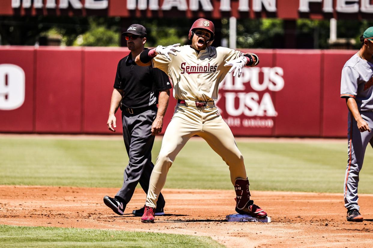Florida State baseball faced Miami in game 3 of its weekend series on April 13, 2024.