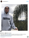 <p>Tracee took to Instagram before the big night. “…our hoodies are still up because the movement is still strong and more work needs to be done.” <em>(Photo:traceeellisross/Instagram).</em> </p>