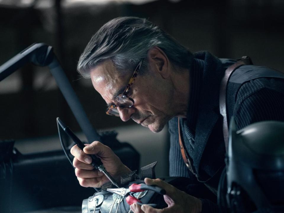Irons as Alfred in ‘Zack Snyder’s Justice League' (Clay Enos)