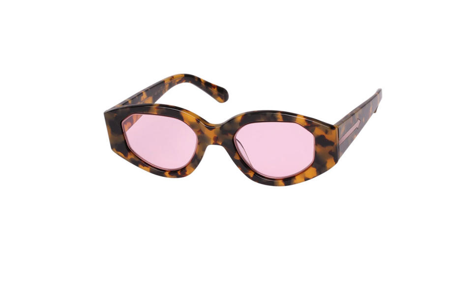 <p>Castaway Crazy Tort, $200, <a rel="nofollow noopener" href="https://www.karenwalker.com/eyewear/all-eyewear/castaway-crazy-tort-kas1801782/crazy-tortoise" target="_blank" data-ylk="slk:karenwalker.com;elm:context_link;itc:0;sec:content-canvas" class="link ">karenwalker.com</a> </p>