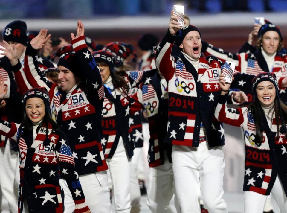 Olympics Team USA Uniforms Over the Years, 2014