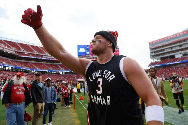 NFL players honor Damar Hamlin with shirts and jerseys in warmups