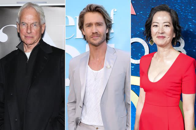 <p>Getty(3)</p> Mark Harmon, Chad Michael Murray and Rosalind Chao