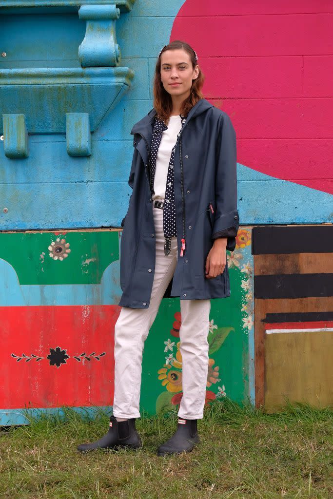 Alexa Chung at Glastonbury, 2017
