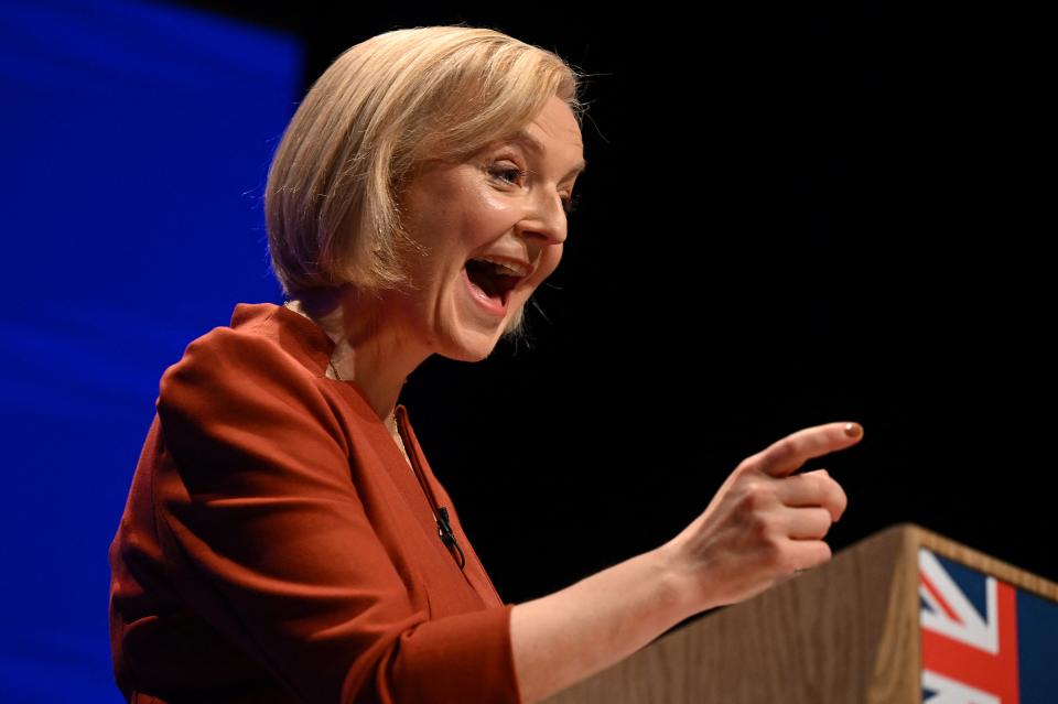 Liz Truss' economic plans have been described as 'not conservative' by one Tory MP. (AFP/Getty)