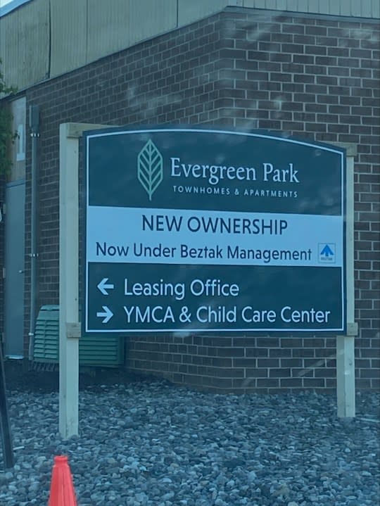 New owners of the apartment complex formerly known as Autumn Ridge wasted no time in renaming the troubled property as Evergreen Park Townhomes and Apartments. (WLNS)
