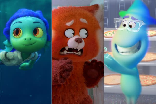 <p>Disney/Pixar (3)</p> 'Luca,' 'Turning Red,' and 'Soul'