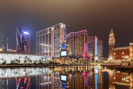 Ctai strip Macau Galaxy earnings dividends