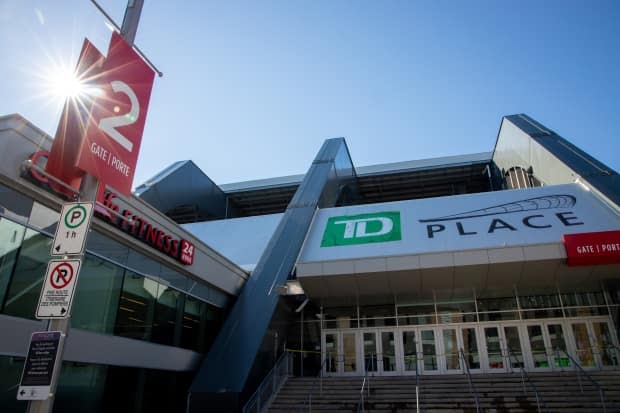 The city is now contemplating replacing the north-side stands at TD Place, including the Civic Centre arena underneath, only seven years after the refurbishment of Lansdowne. (Andrew Lee/CBC - image credit)