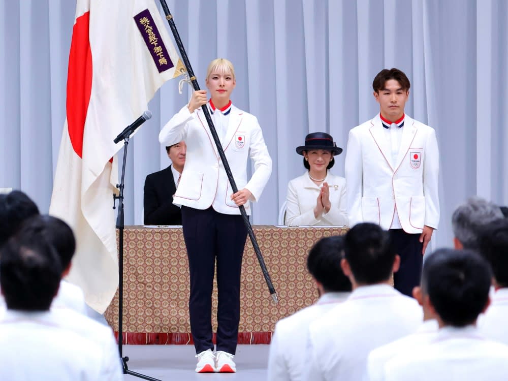 Japan verabschiedet sein Olympiateam (IMAGO/Naoki Nishimura)