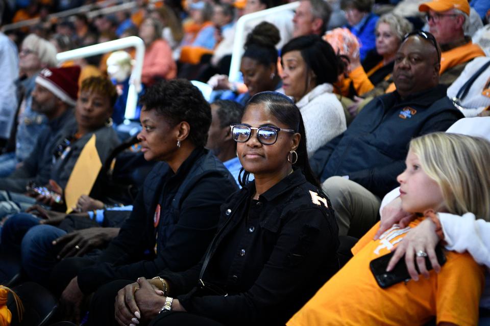 Caryn Jackson at the second round of the NCAA basketball tournament game between Tennessee and Toledo in Knoxville, Tenn. on Monday, March 20, 2023. 