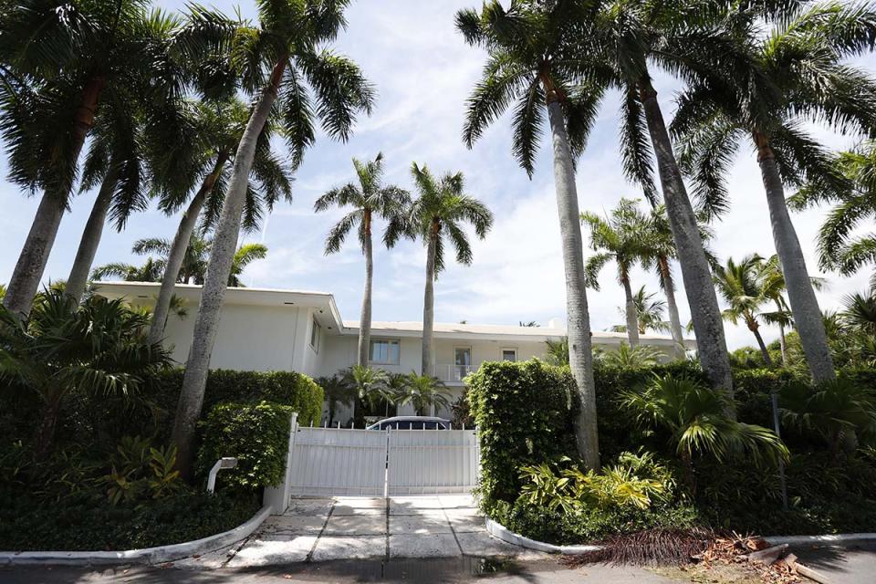 Jeffrey Epstein’s residence in Palm Beach.