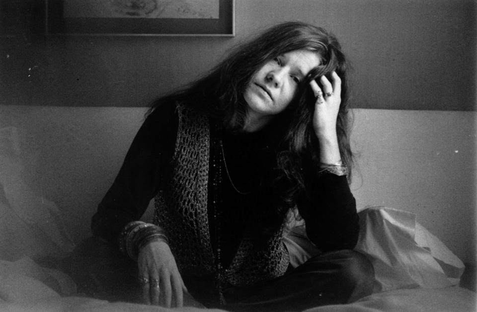 April 1969: Janis Joplin posiert für ein Shooting des "Evening Standard". (Bild: Photo by Evening Standard/Getty Images)