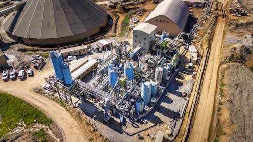 <span class="caption">A new first-ot-its-kind green cement plant in Redding, California, has 70% lower emissions than conventional cement production. </span> <span class="attribution"><span class="source">Fortera</span>, <a class="link " href="http://creativecommons.org/licenses/by-nd/4.0/" rel="nofollow noopener" target="_blank" data-ylk="slk:CC BY-ND;elm:context_link;itc:0;sec:content-canvas">CC BY-ND</a></span>