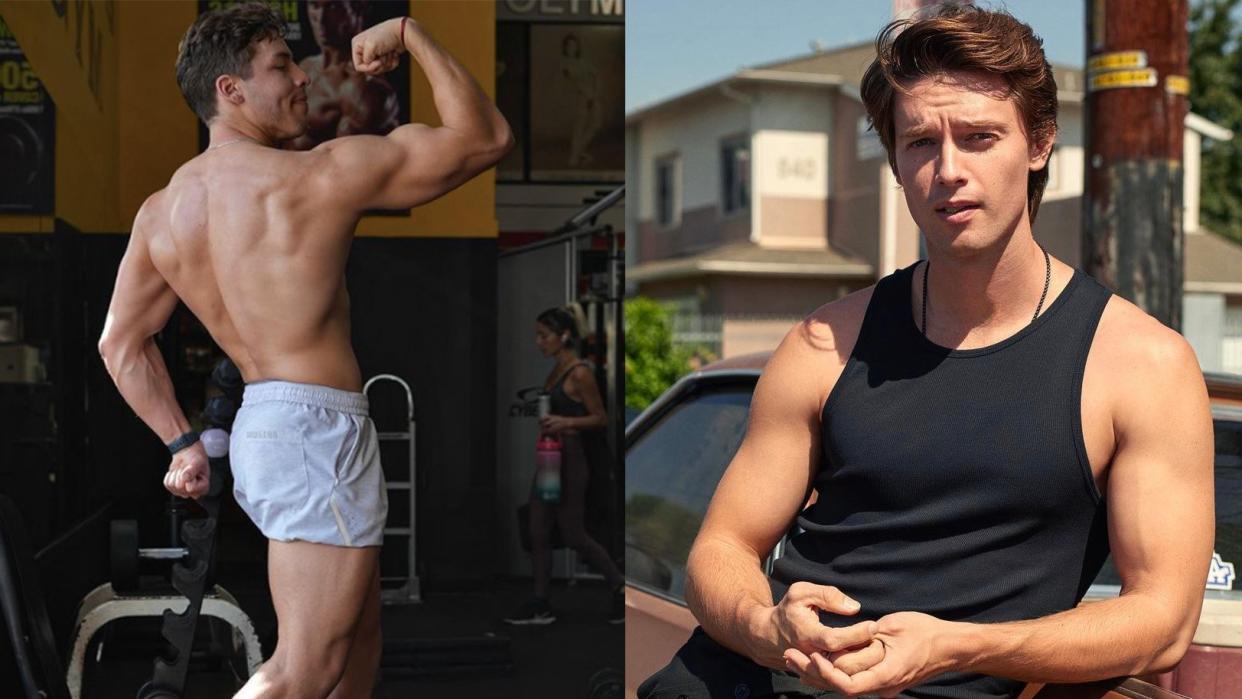 (L) Joseph Baena and (R) Patrick Schwarzenegger