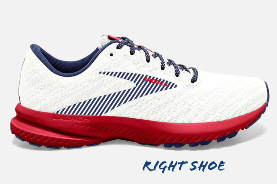 Brooks Run USA Launch 7 Women's Road Running Shoes, american flag shoes, brooks sneakers