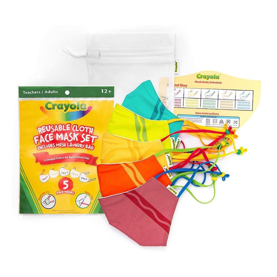 Crayola Adult Face Masks (5-Count)