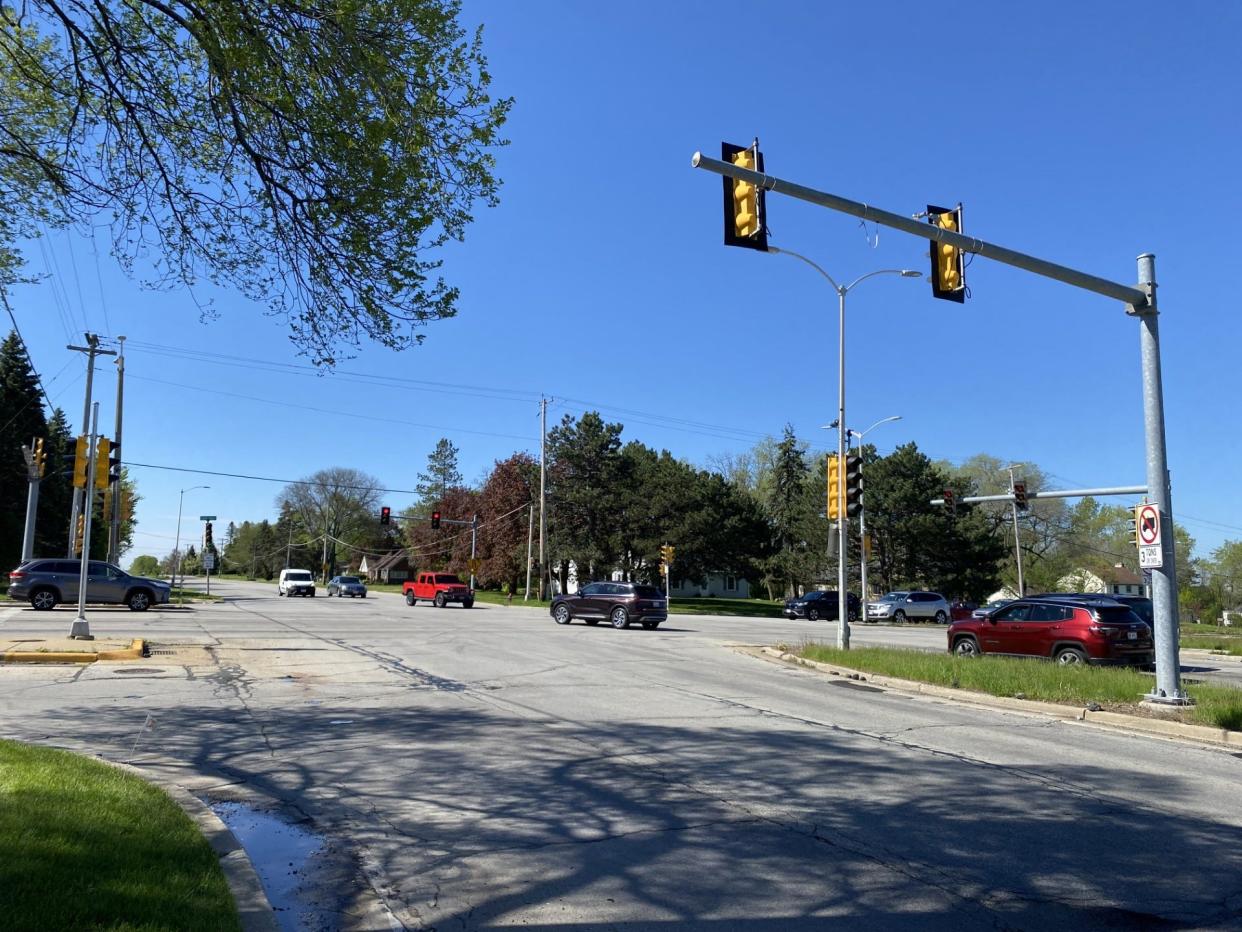 The intersection of North 107th Street and Good Hope Road on Milwaukee's northwest side is near to where a Milwaukee County Sheriff's Office deputy shot and killed a man Sunday evening, according to the Milwaukee County Medical Examiner's Office.