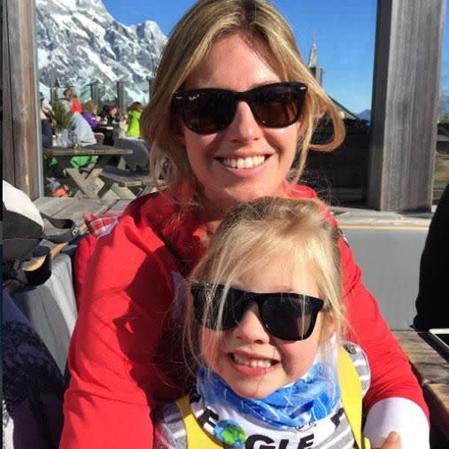 Marina has faced backlash from some, who say it was too tough a lesson for a toddler. Photo: Instagram