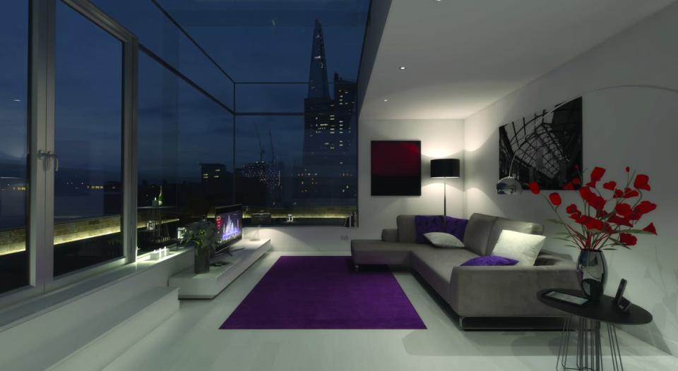 Views of the Shard from the Murano Building, London Bridge Quarter. Prices for a one-bed apartment start from £445,000. <a href="http://www.muranobuilding.com" rel="nofollow noopener" target="_blank" data-ylk="slk:www.muranobuilding.com;elm:context_link;itc:0;sec:content-canvas" class="link ">www.muranobuilding.com</a>