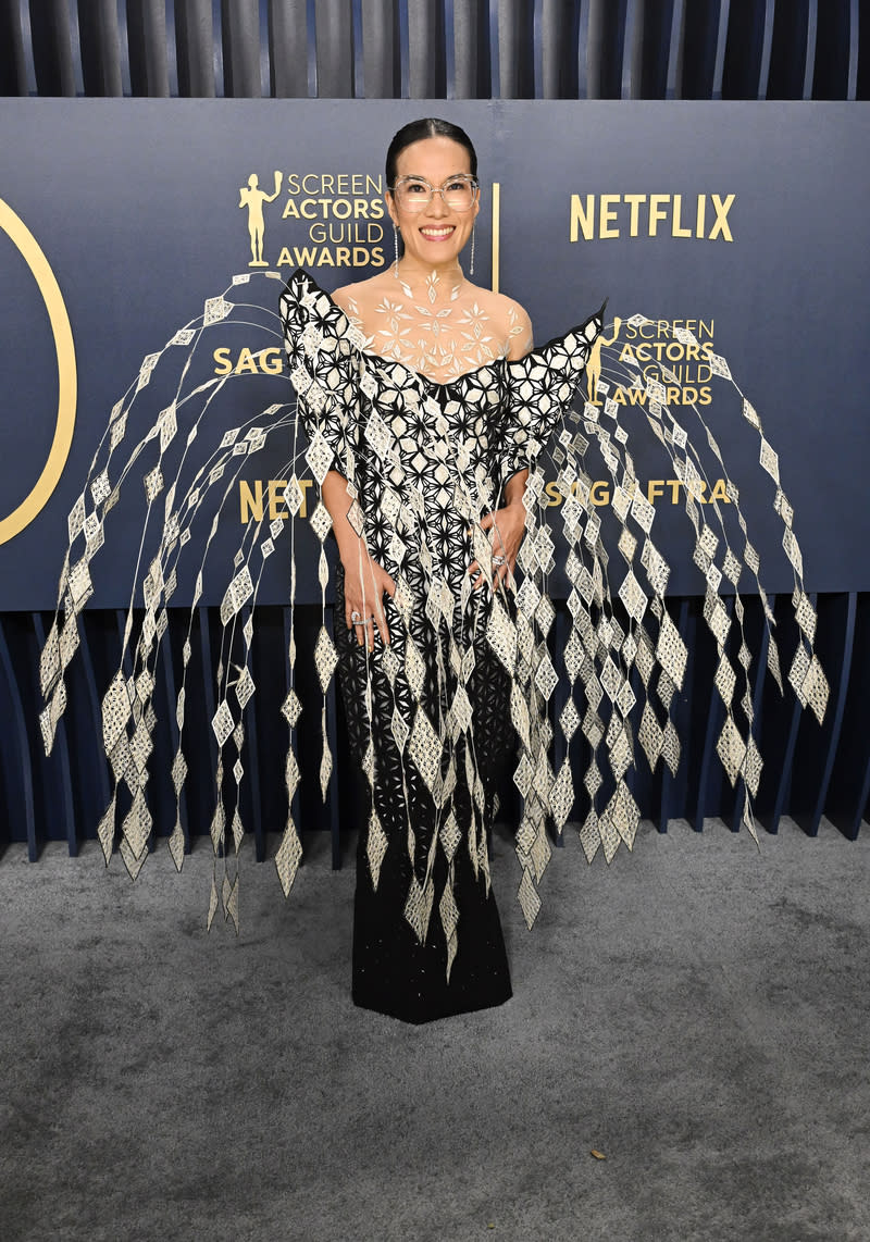 Ali Wong at the 30th Annual Screen Actors Guild Awards held at the Shrine Auditorium and Expo Hall on February 24, 2024 in Los Angeles, California.