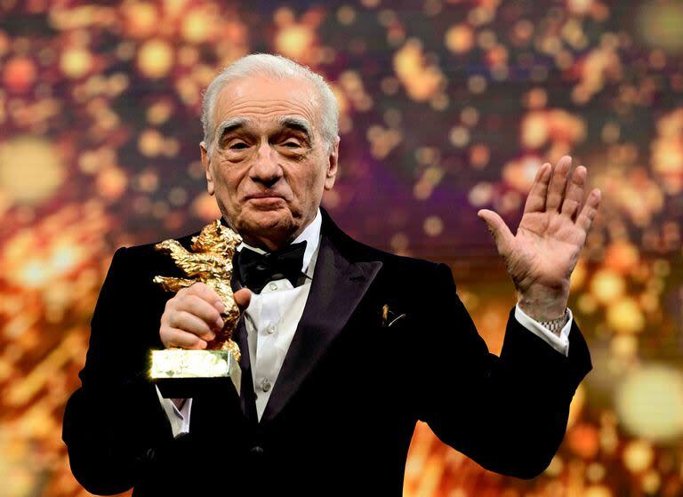 Scorsese, con el premio a la trayectoria que le concedió este año el Festival de Berlín