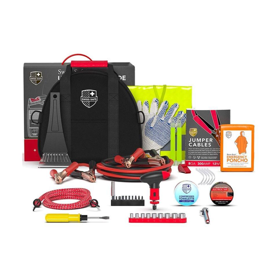 1) 2-in-1 Emergency Car Kit