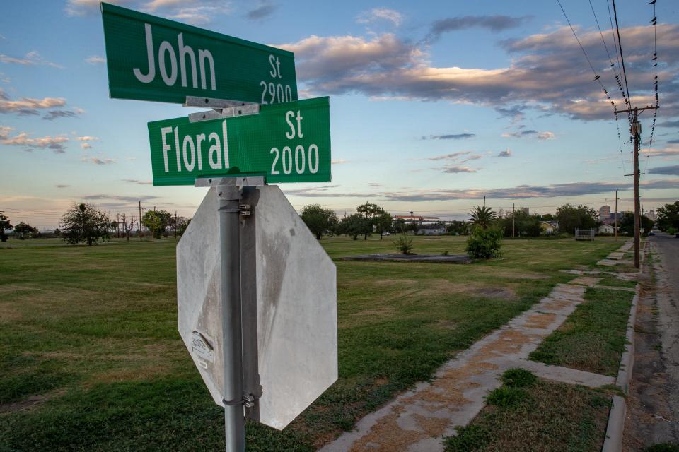 The site of the city of Corpus Christi's proposed Inner Harbor desalination facility on Oct. 13, 2022, in Corpus Christi, Texas.