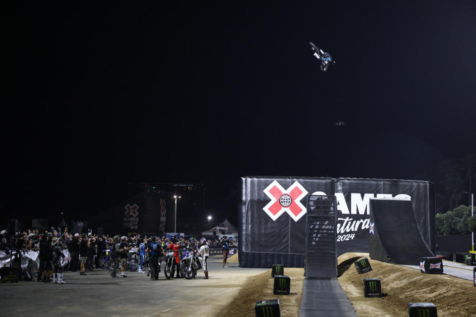 Patrick Evans is the Moto X Best Whip gold medalist in his and Stark Varg's first appearance!<p>Photo Courtesy Chris Tedesco/X Games</p>