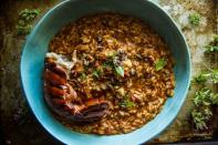 <p>Get the Lobster and Spiced Tomato Risotto recipe from <a href="https://www.thepioneerwoman.com/food-cooking/recipes/a83575/lobster-and-spiced-tomato-risotto/" rel="nofollow noopener" target="_blank" data-ylk="slk:The Pioneer Woman;elm:context_link;itc:0;sec:content-canvas" class="link ">The Pioneer Woman</a>. </p>